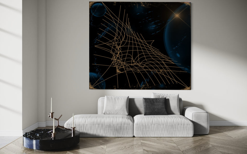 Cadre Impression directe UV GREED GOLD